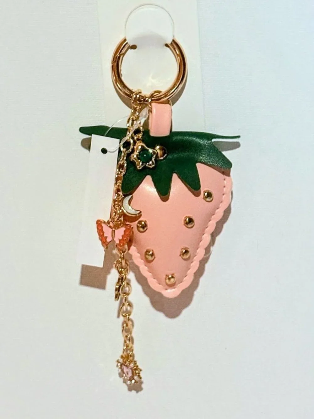 Strawberry Motel Key/ Bag Charm - nwot